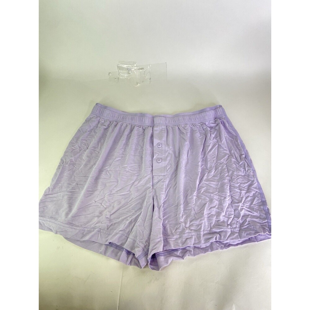 2xist Modal Luxe Knit Boxer Shorts Underwear Lavender Purple Mens Size M